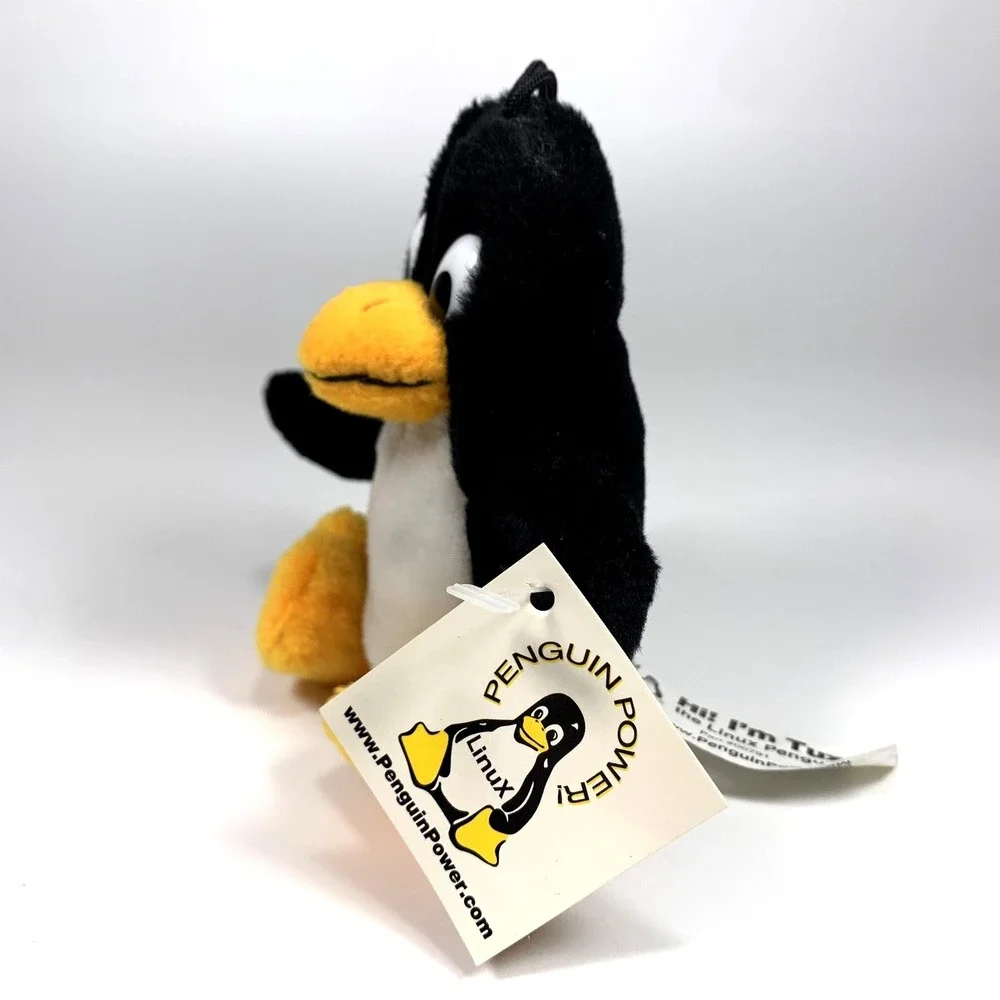 Vintage Linux Tux Penguin Plush 6